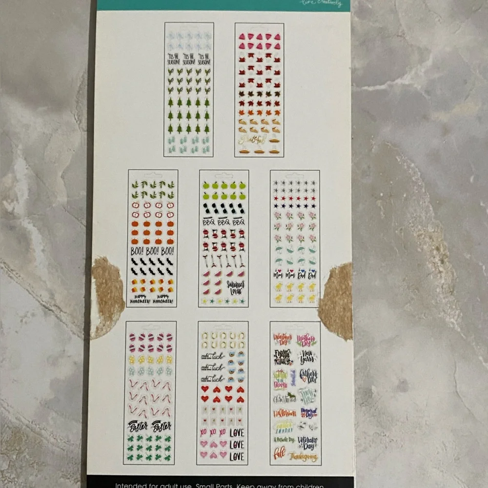 The Happy Planner Festive Holiday Planner Stickers Lot - Picture 5 of 7
